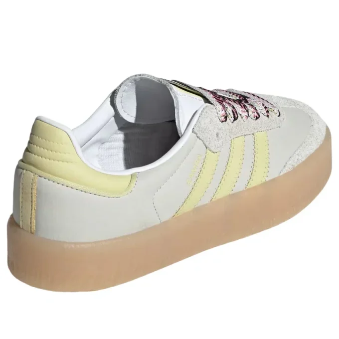 Adidas Samba “Branco Cinza Amarelo Pó”