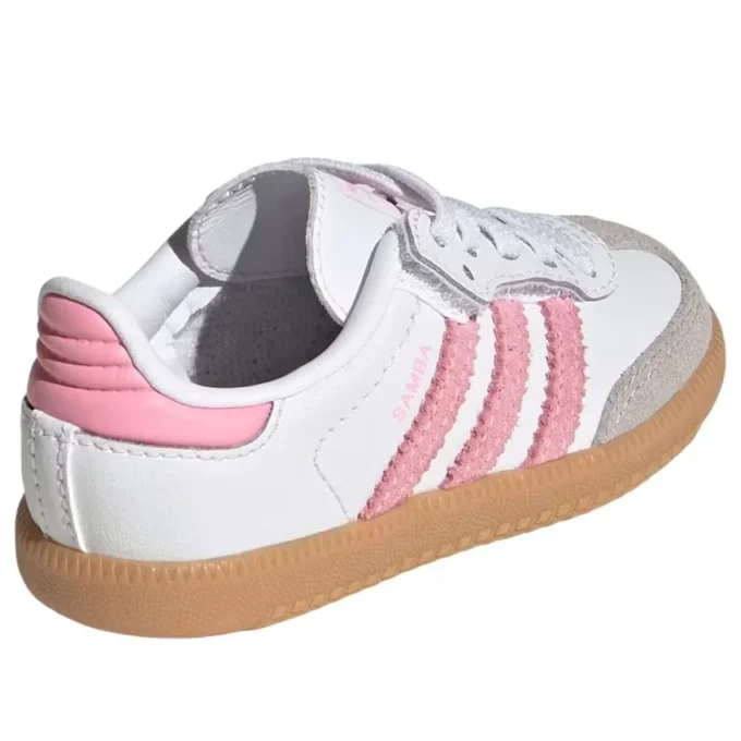 Adidas Samba “Branco Nuvem / Rosa Claro / Goma”