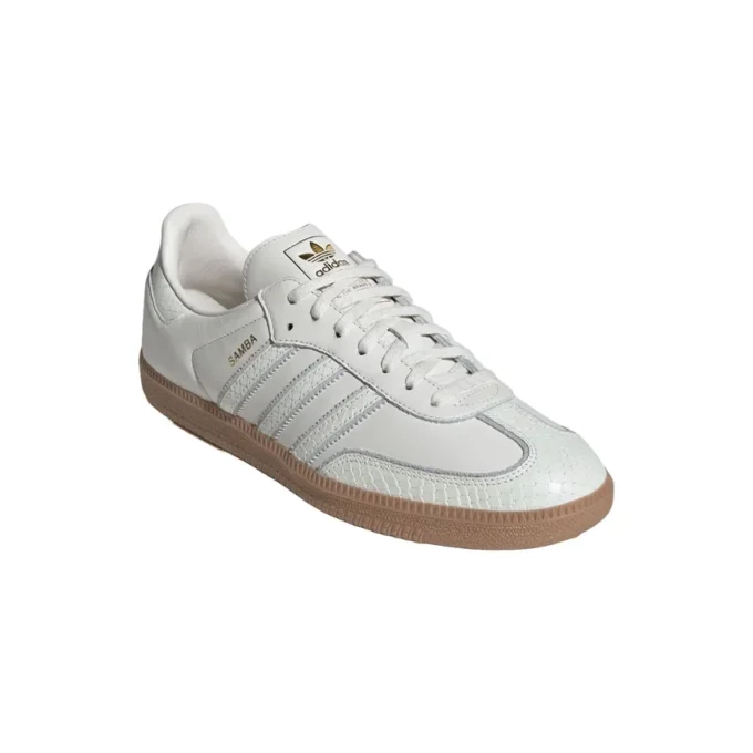 Adidas Samba “Branco Puro Pele de Cobra”