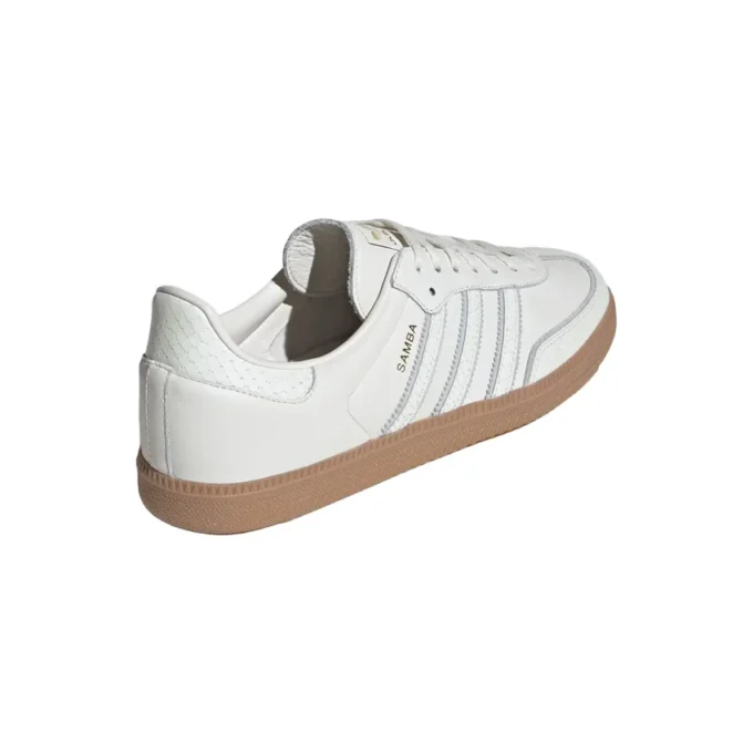 Adidas Samba “Branco Puro Pele de Cobra”