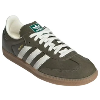 Adidas Samba “Cáqui Médio Escuro/Branco Sujo”