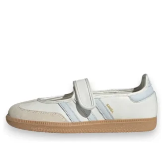Adidas Samba Jane “Branco Nuvem Azul Halo Borracha”