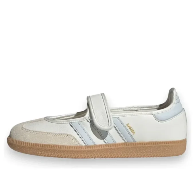 Adidas Samba Jane “Branco Nuvem Azul Halo Borracha”