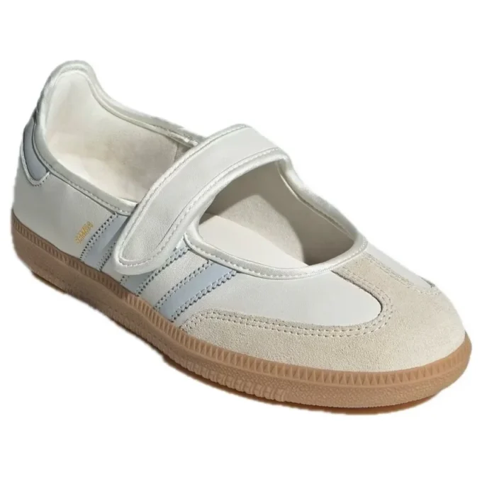 Adidas Samba Jane “Branco Nuvem Azul Halo Borracha”