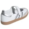 Adidas Samba Jane “Branco Prateado Metálico”