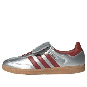 Adidas Samba Lt “Prata Metálico/Vermelho/Goma”