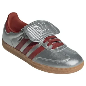 Adidas Samba Lt “Prata Metálico/Vermelho/Goma”