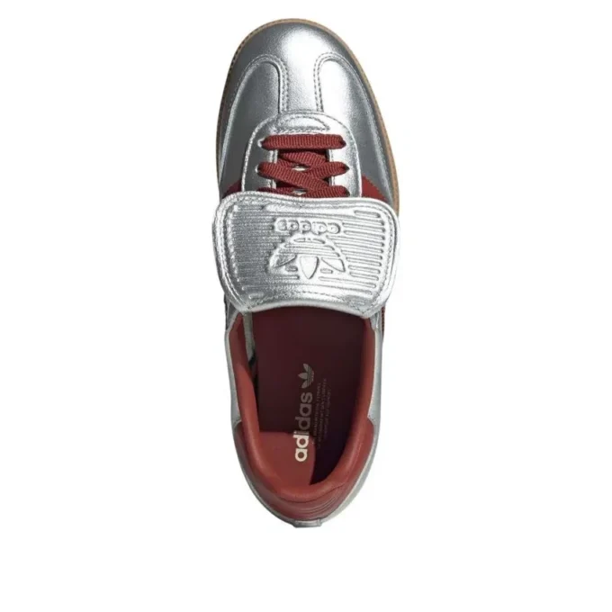 Adidas Samba Lt “Prata Metálico/Vermelho/Goma”