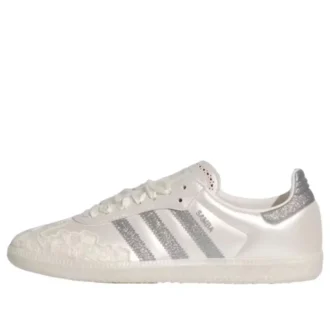 Adidas Samba OG “Branco Giz Prateado Metálico”