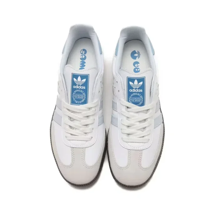 Adidas Samba OG “Branco Halo Azul Goma”