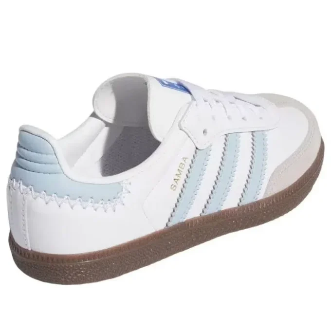 Adidas Samba OG “Branco Nuvem/Azul Celeste”