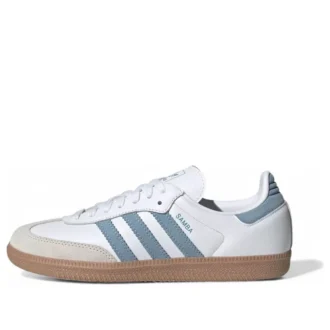 Adidas Samba OG “Branco Nuvem/Azul Cinza”