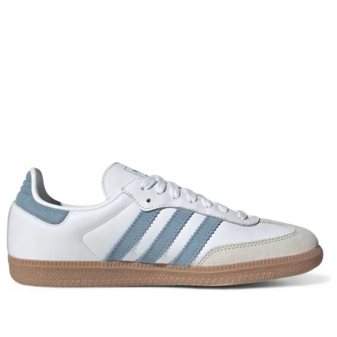 Adidas Samba OG “Branco Nuvem/Azul Cinza”
