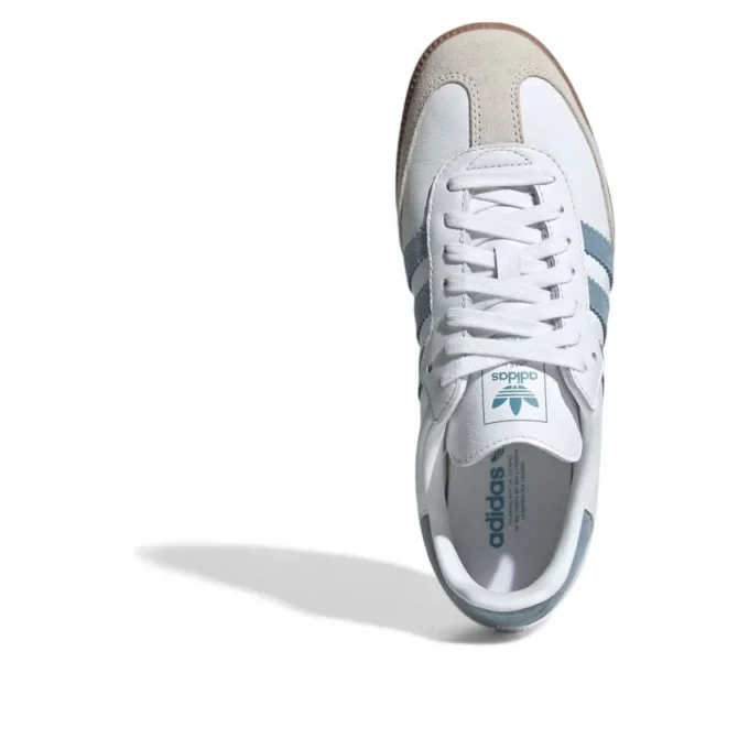 Adidas Samba OG “Branco Nuvem/Azul Cinza”