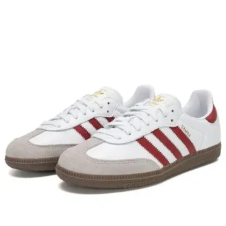 Adidas Samba OG “Branco Nuvem/Rubi Pre-amado”
