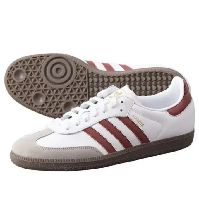 Adidas Samba OG “Branco Nuvem/Rubi Pre-amado”