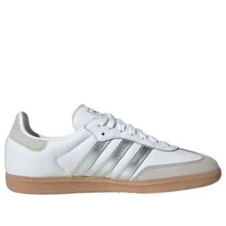 Adidas Samba OG “Branco Prateado Cinza Metálico”