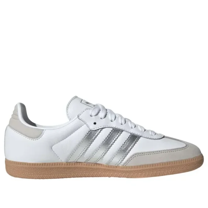Adidas Samba OG “Branco Prateado Cinza Metálico”