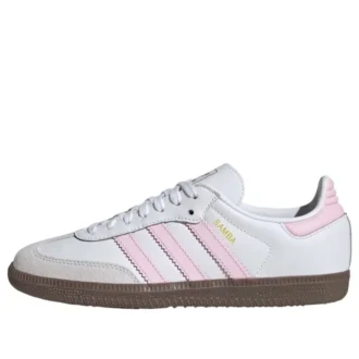 Adidas Samba OG “Branco Transparente Rosa Goma”
