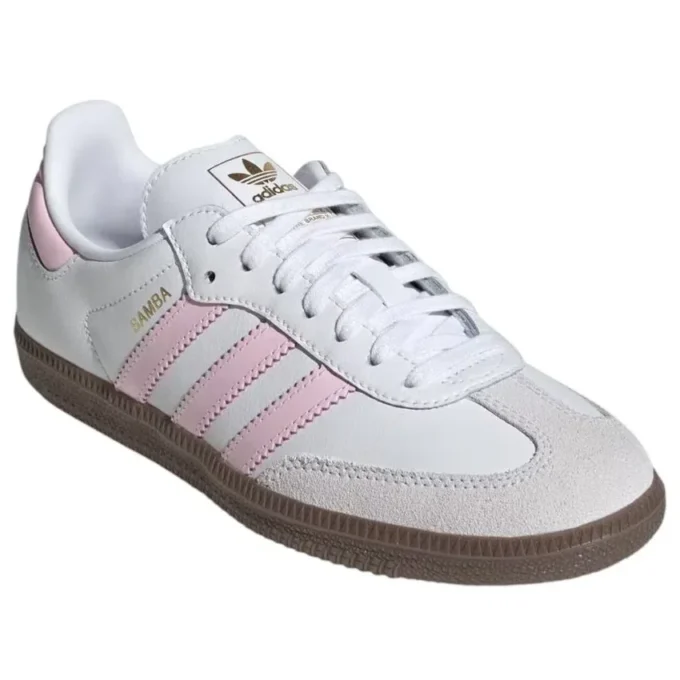 Adidas Samba OG “Branco Transparente Rosa Goma”