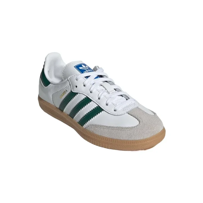 Adidas Samba OG “Branco Verde Universitário Goma”