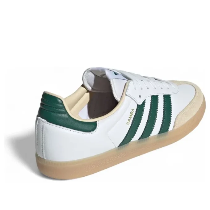 Adidas Samba OG “Branco Verde Universitário Goma”