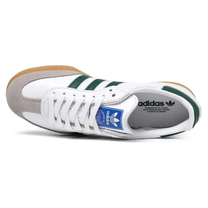 Adidas Samba OG “Branco Verde Universitário Goma”