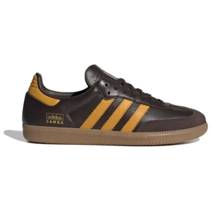 Adidas Samba OG “Castanho Escuro Amarelo”