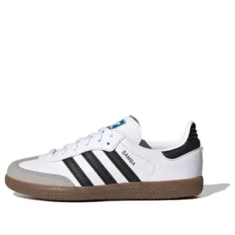 Adidas Samba OG J “Branco, Preto e Gum”