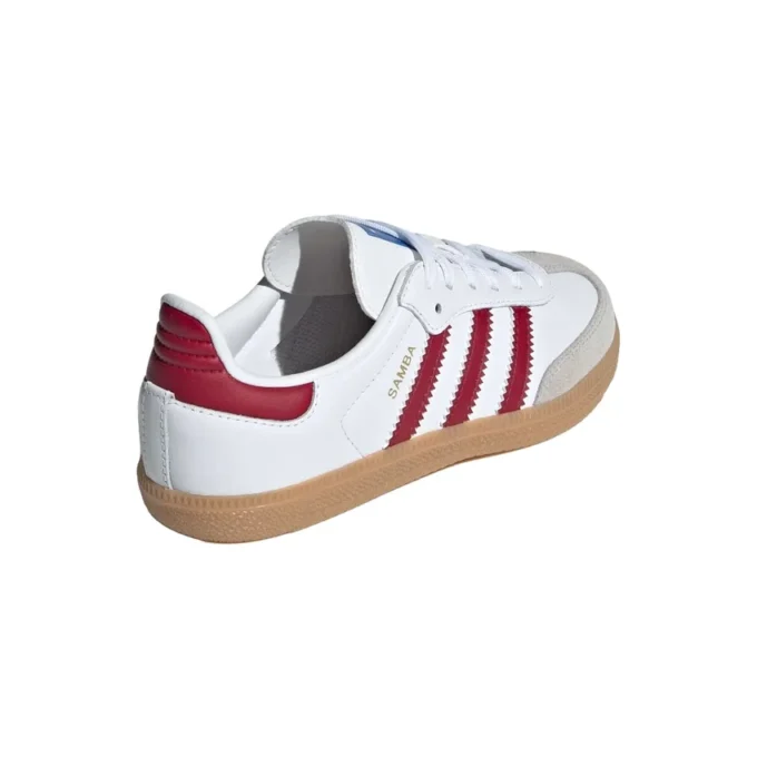 Adidas Samba OG “White Collegiate Burgundy Gum”