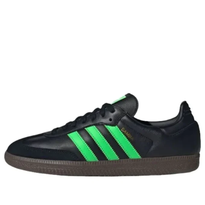 Adidas Samba “Preto Intenso Verde Grito Borracha”