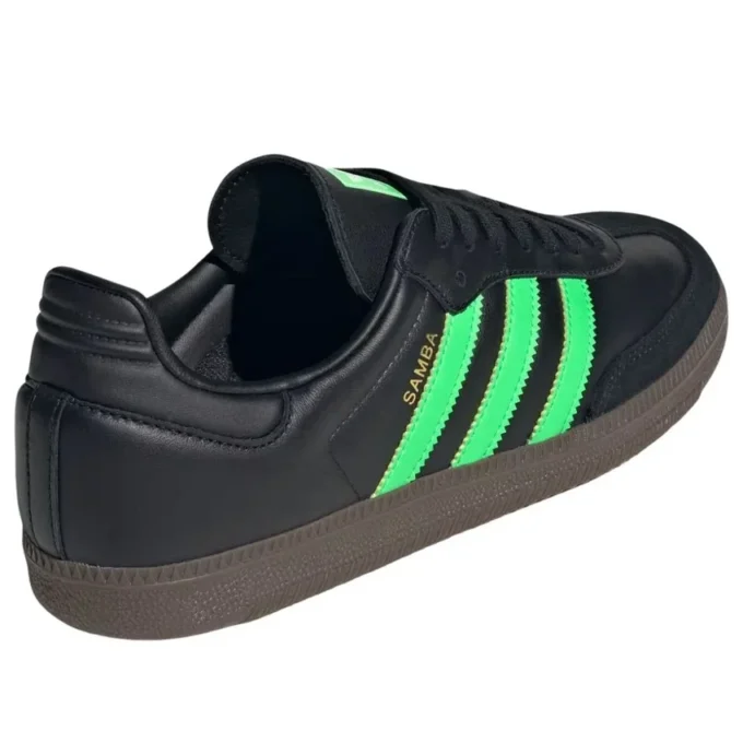 Adidas Samba “Preto Intenso Verde Grito Borracha”