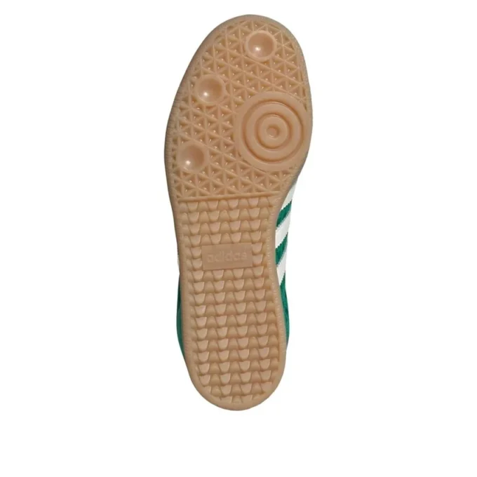 Adidas Samba “Verde Intenso / Branco Sujo / Dourado Metálico”