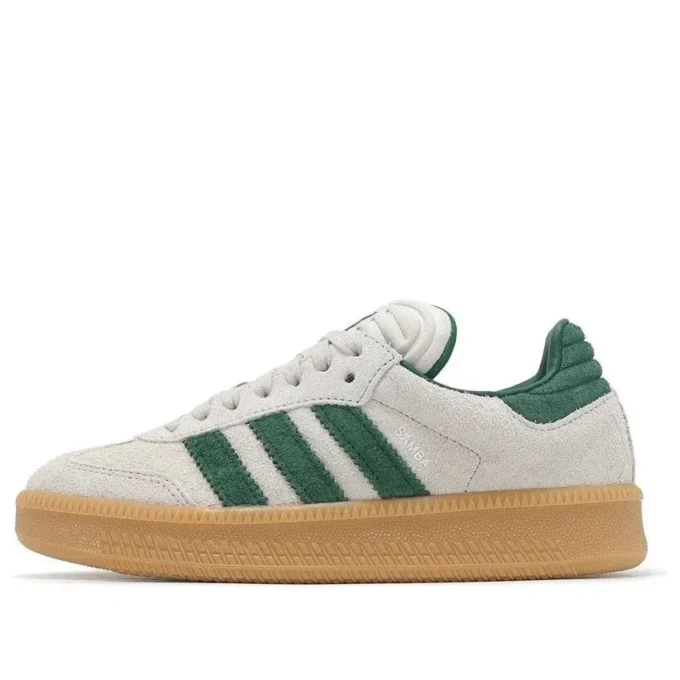 Adidas Samba Xlg “Cinza Putty Verde Collegiate”