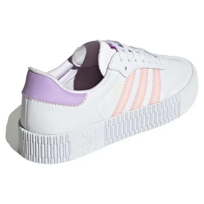 Adidas Sambarose “Branco Rosa Roxo”