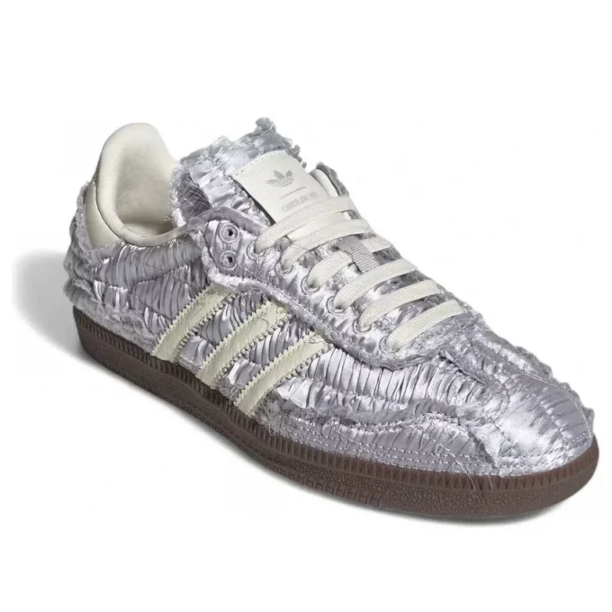 Adidas X Caroline Hu Samba OG “Satin Silver Metallic”