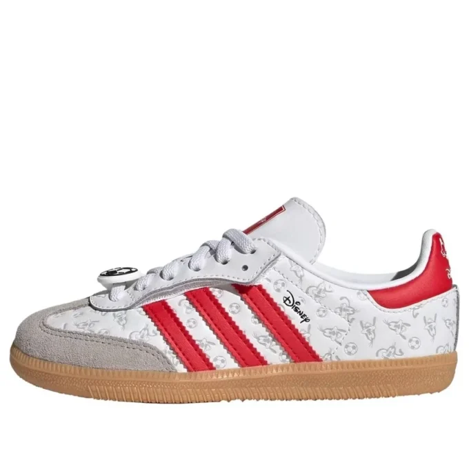 Adidas X Disney Samba OG Comfort Elastic Lace “Branco Better Scarlet”