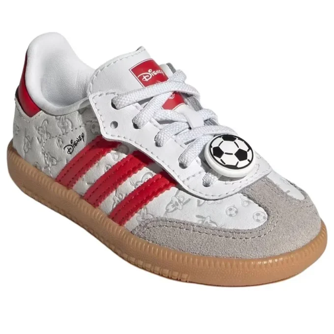 Adidas X Disney Samba OG Comfort Elastic Lace “Branco Better Scarlet”
