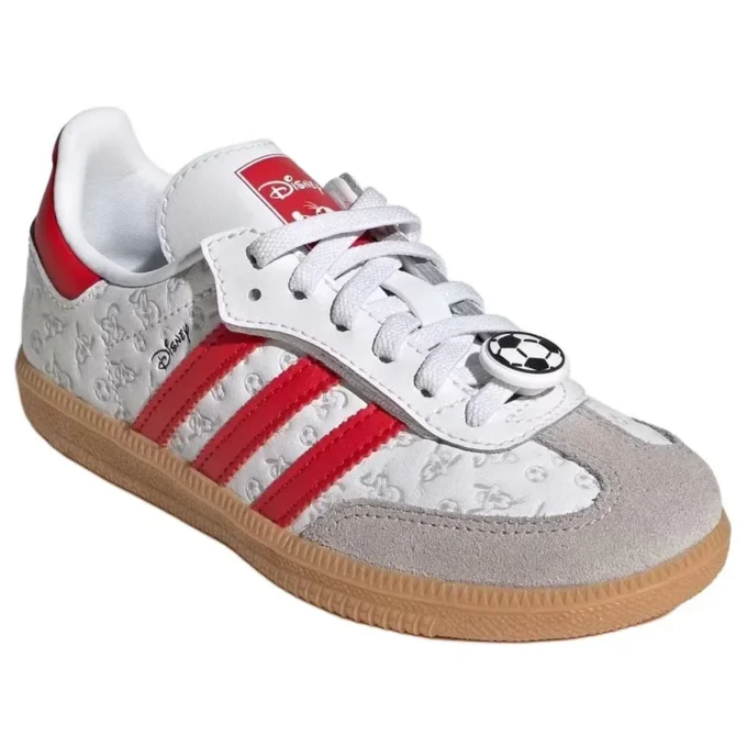 Adidas X Disney Samba OG Comfort Elastic Lace “Branco Better Scarlet”