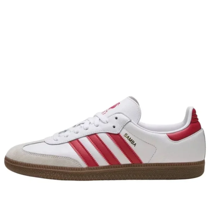 Adidas X Liverpool Fc Samba “Branco / Vermelho Morango / Goma”