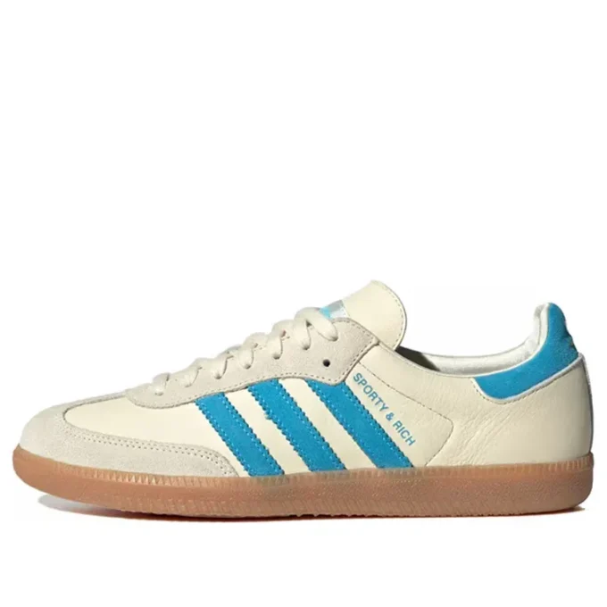 Adidas X Sporty & Rich Samba OG “Beige Blue”